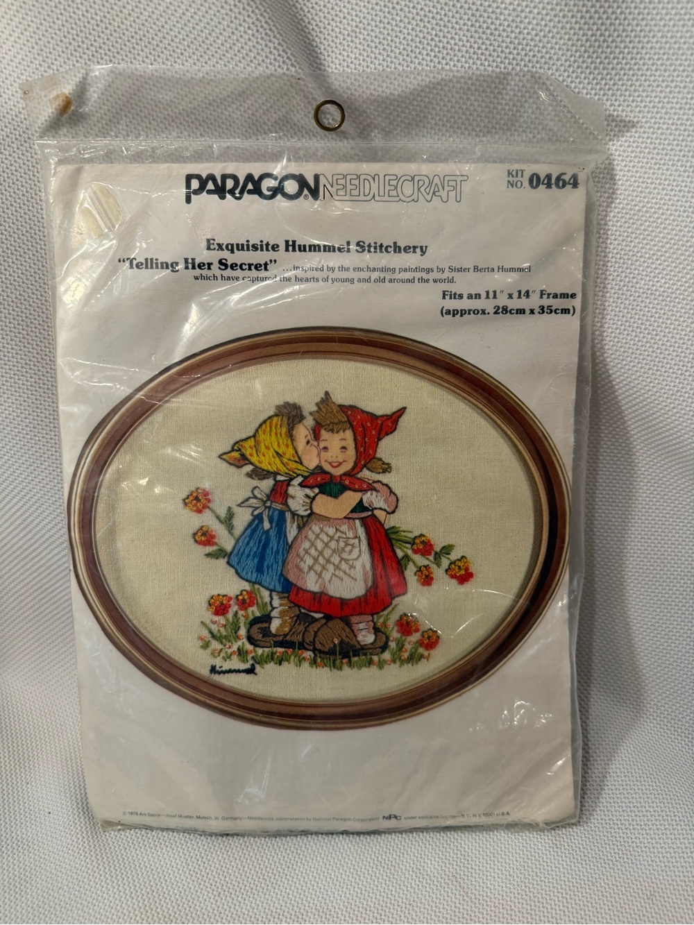 Hummel Stitchery Crewel “ Telling her Secret” NOS unopened